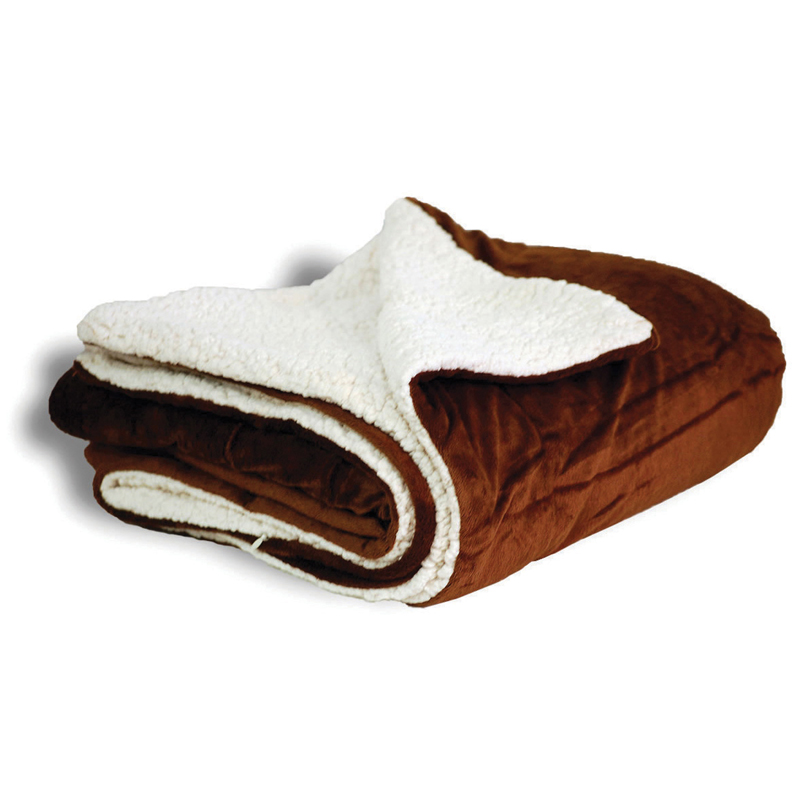 Brown color option for Oversized Custom Sherpa Blanket
