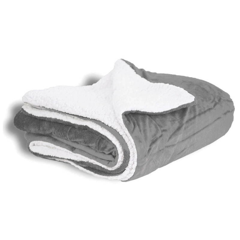 Gray color option for Oversized Custom Sherpa Blanket