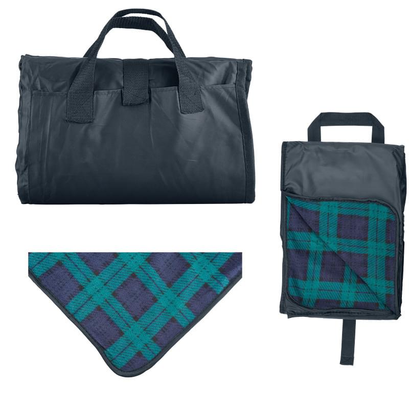 Bluewatch Plaid color option for Double Sided Polyester Fleece Duvet