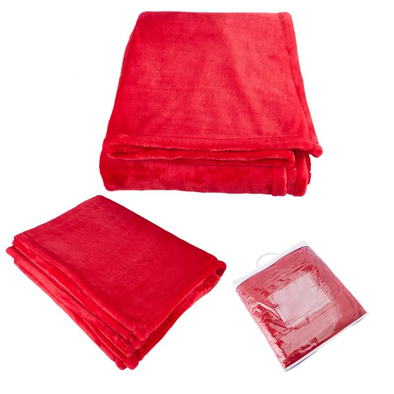 Red color option for Mink Touch Luxury Fleece Blanket