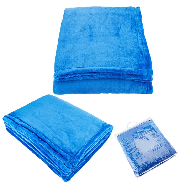 Reflex Blue color option for Mink Touch Luxury Fleece Blanket