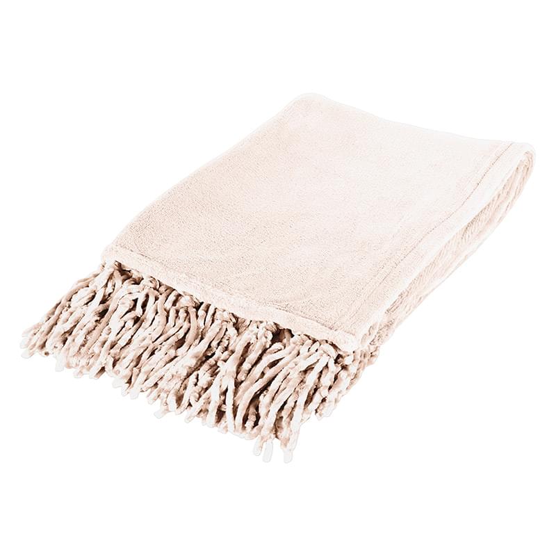 Cream color option for Chateau Chenille Fringed Blanket