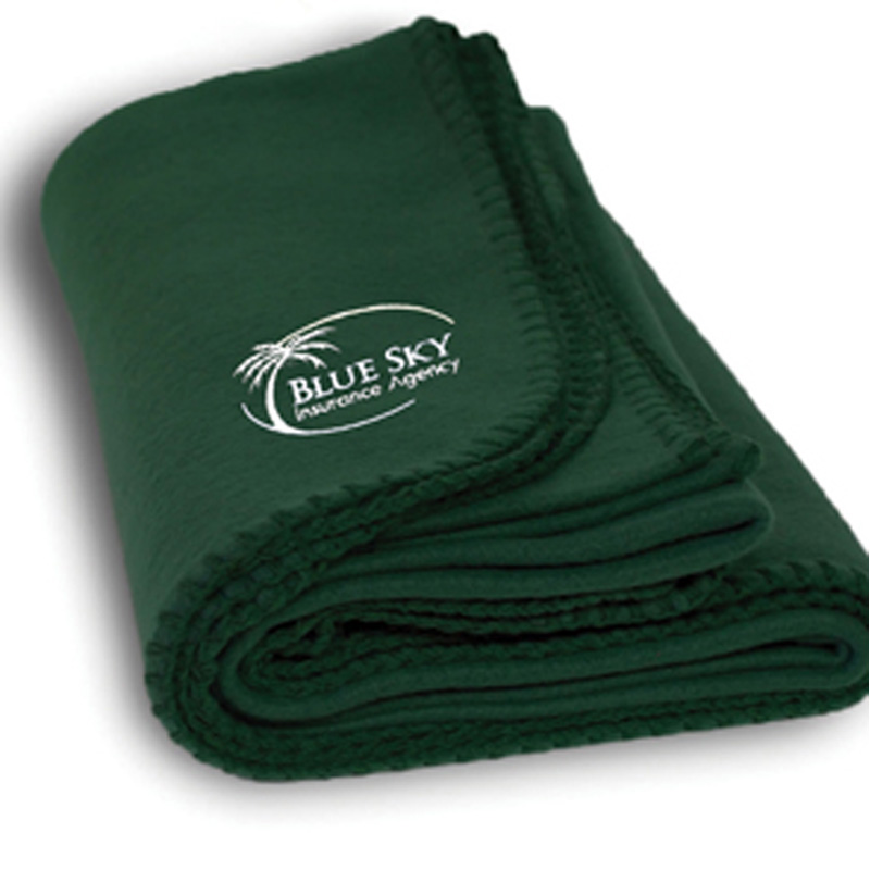 Forest Green color option for Promo Fleece Blanket
