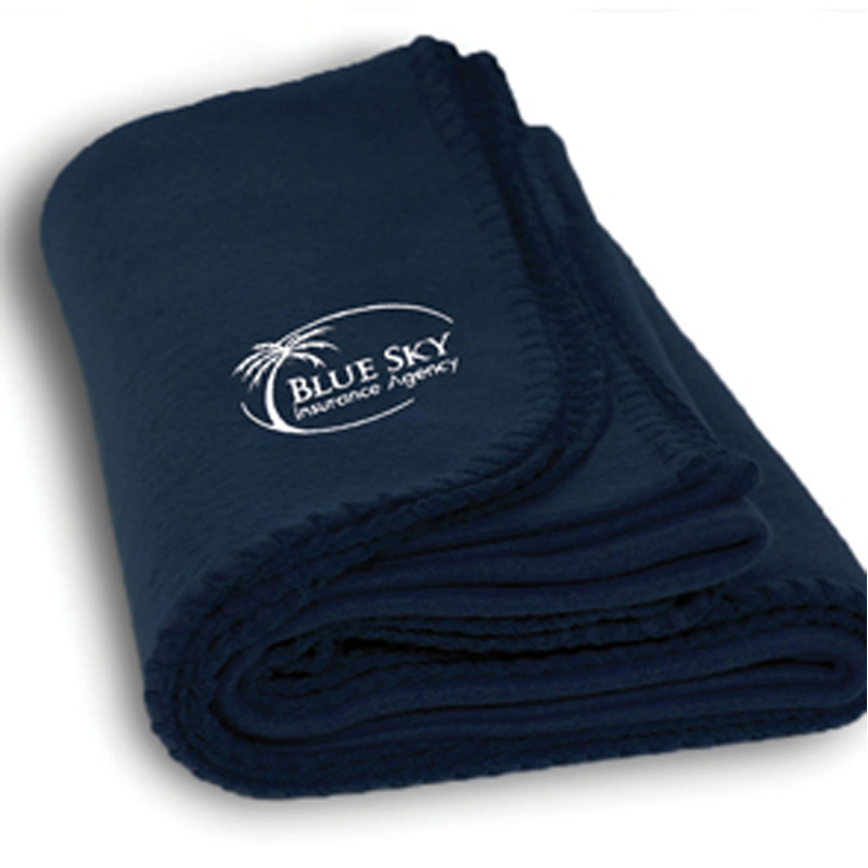 Navy color option for Promo Fleece Blanket