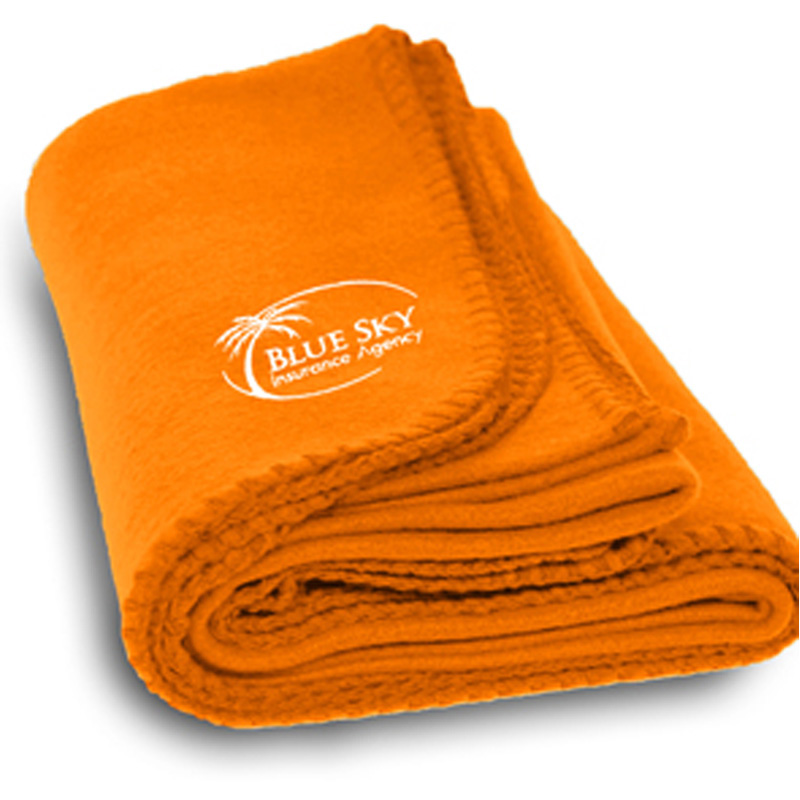 Orange color option for Promo Fleece Blanket