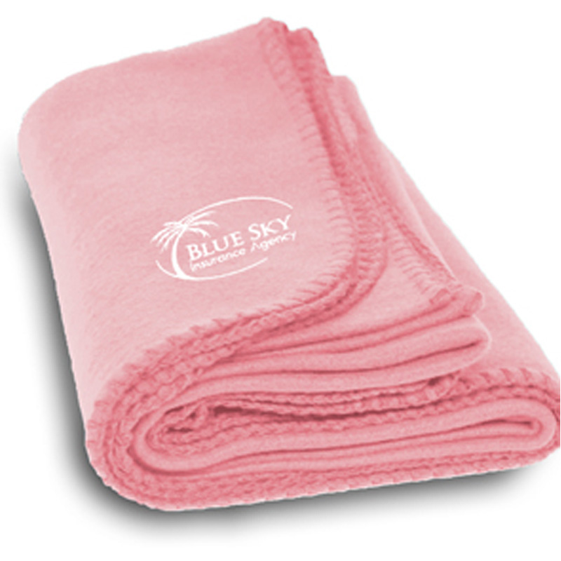 Pink color option for Promo Fleece Blanket