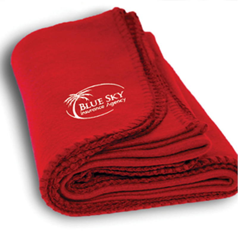 Red color option for Promo Fleece Blanket