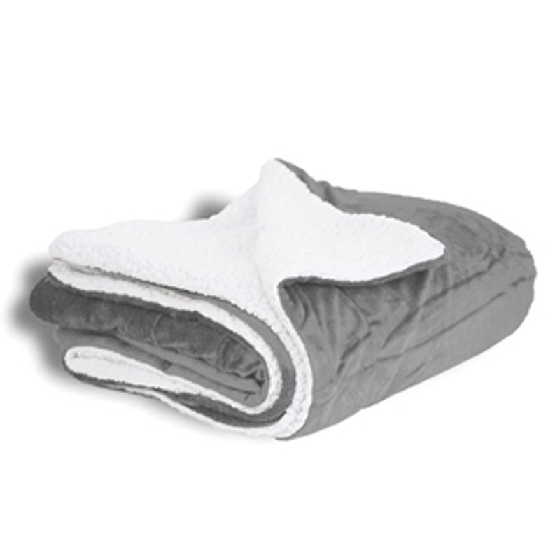 Gray color option for Custom Sherpa Blanket