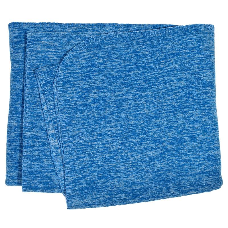 Heather Reflex Blue color option for Heather Fleece Blanket