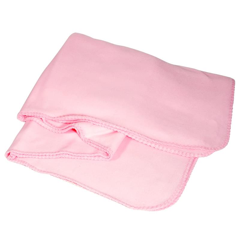 Pink color option for Fleece Blanket For The Winter In Tan Color