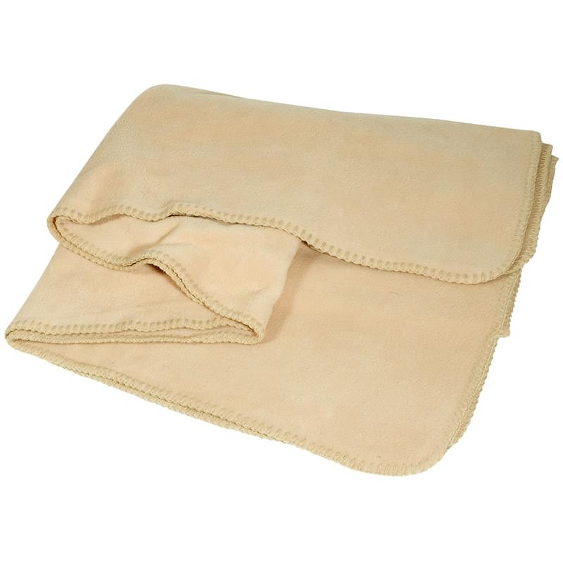 Tan color option for Fleece Blanket For The Winter In Tan Color