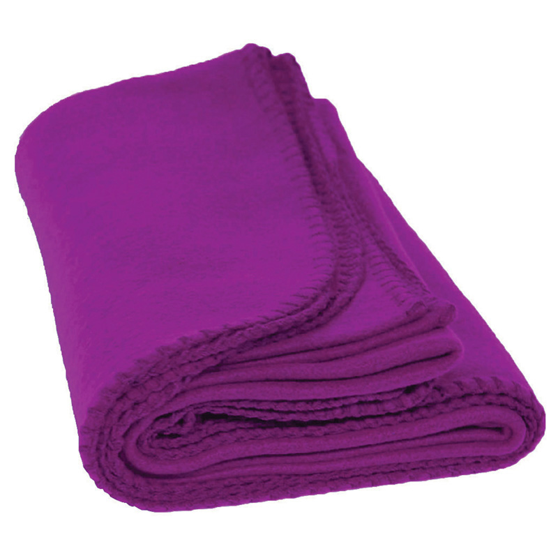 Purple color option for Fleece Pet Blanket