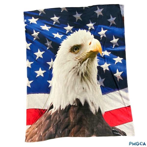 White color option for 60" X 80" Full Color Blanket