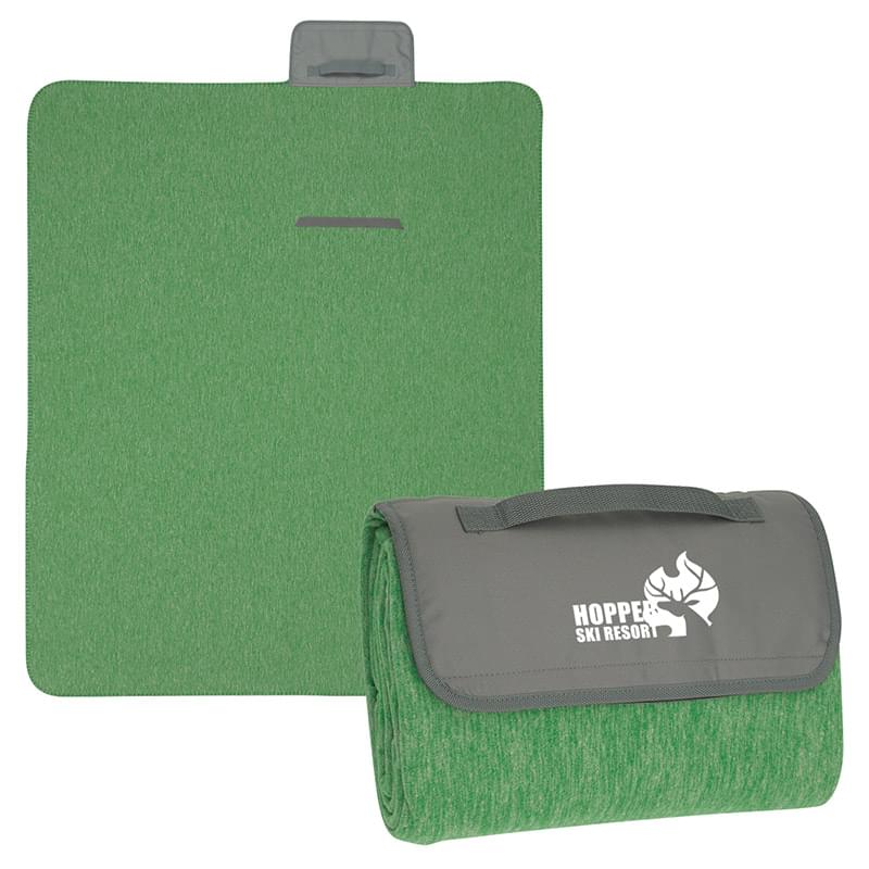 Green color option for Foldable Plastic Polymer Blanket