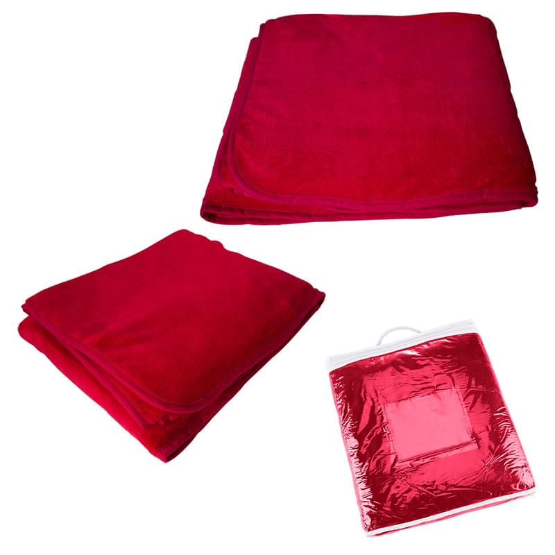 Red color option for Chenille Micro Plush Fleece Blanket