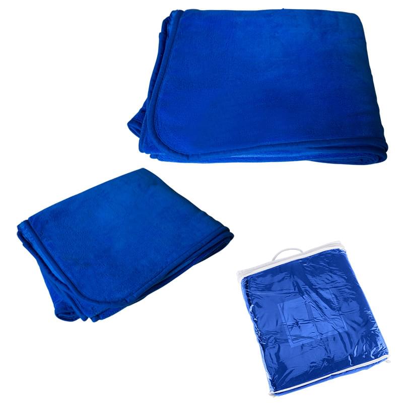 Reflex Blue color option for Chenille Micro Plush Fleece Blanket