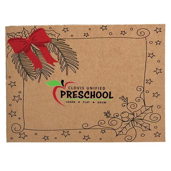 Kraft color option for Kids Coloring Book & 6 Color Pencil Set To Go