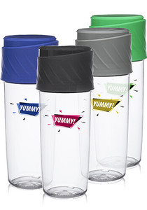 Photo of 16 Oz. Dual Sip N Snack Tritan Water Bottles