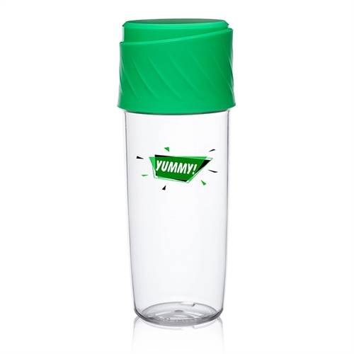 Main photo of 16 Oz. Dual Sip N Snack Tritan Water Bottles