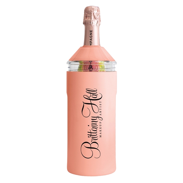 Coral color option for Vinglacé® Wine Bottle Insulator
