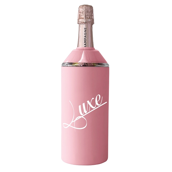 Rose color option for Vinglacé® Wine Bottle Insulator