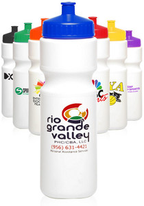 Photo of 28 Oz. Plastic Water Bottles With Push Cap