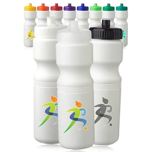 Main photo of 28 Oz. Plastic Water Bottles With Push Cap