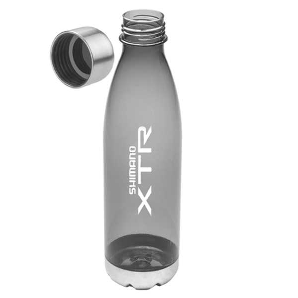 Smoke color option for 25 Oz. Levian Plastic Cola Shaped Water Bottles