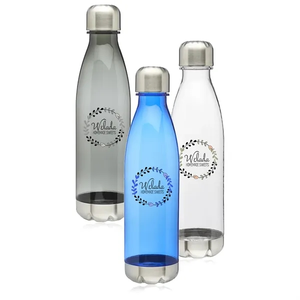 Photo of 25 Oz. Levian Plastic Cola Shaped Water Bottles