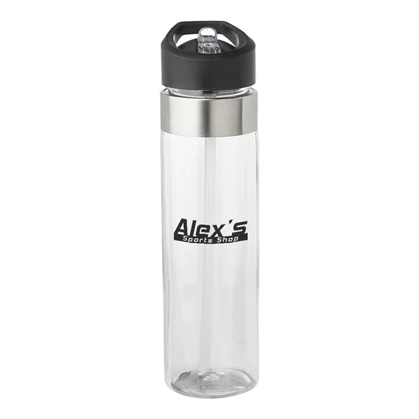 Clear color option for 24 Oz. Plastic Water Bottles