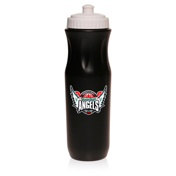 Black color option for 26 Oz. Plastic Sports Bottles With Push Top