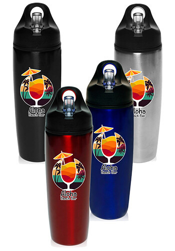 Photo of 28.5 Oz. Stainless Steel Sports Water Bottles