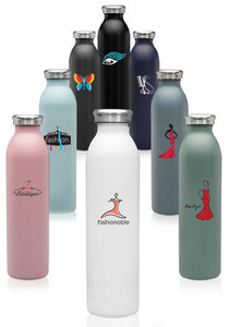 Photo of 20 Oz. Posh Stainless Steel Water Bottles