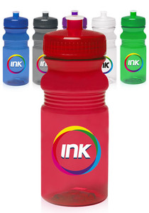 Photo of 20 Oz. Push Cap Bike Water Bottles