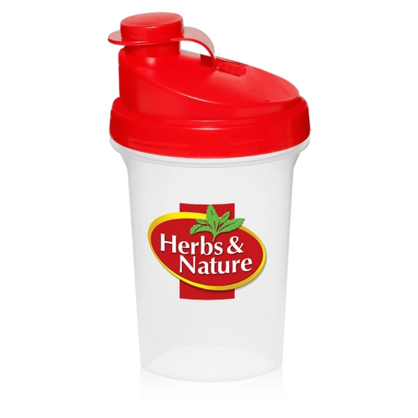 Red color option for 16 Oz. Shaker Bottles