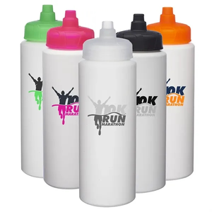 Photo of 32 Oz. Hdpe Plastic Water Bottles With Quick Shot Lid