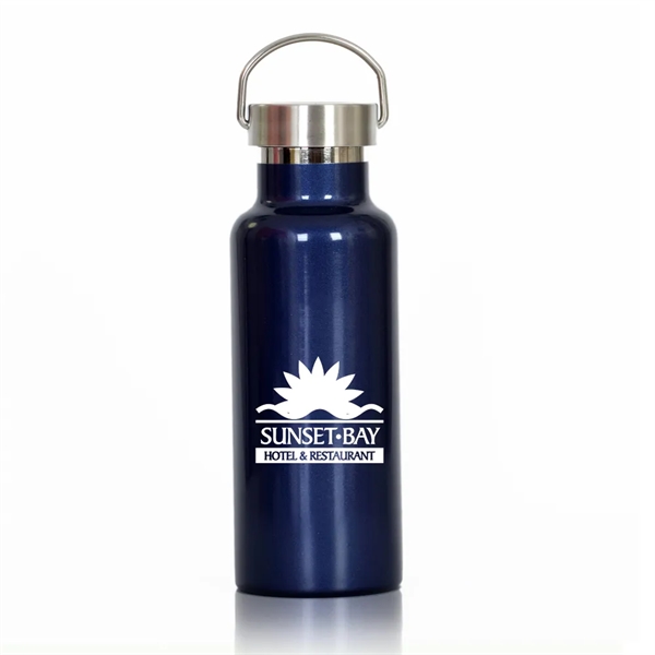 Blue color option for 17 Oz. Stainless Steel Canteen Water Bottles
