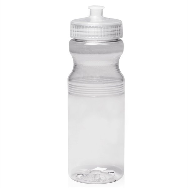 Clear color option for 24 Oz. Poly Clear Bike Water Bottles