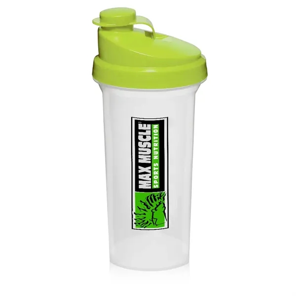 Lime Green color option for 25 Oz. Plastic Shaker Bottles