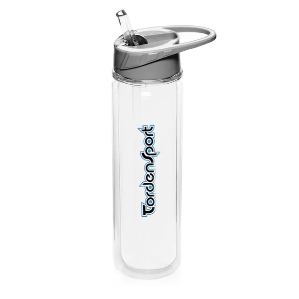 Clear color option for 19 Oz. Sports Water Bottles With Straw