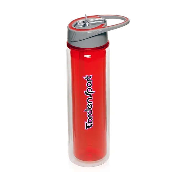 Red color option for 19 Oz. Sports Water Bottles With Straw