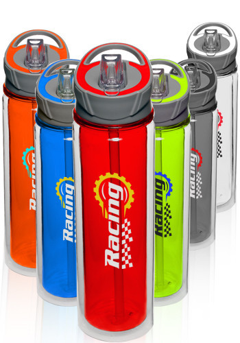 Photo of 19 Oz. Sports Water Bottles With Straw