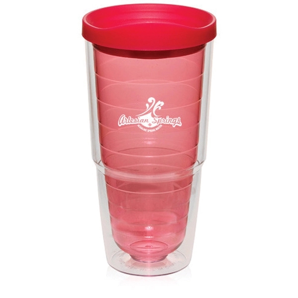 Pink color option for 24 Oz. Double Wall Orbit  Acrylic Tumblers