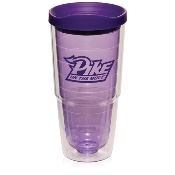 Purple color option for 24 Oz. Double Wall Orbit  Acrylic Tumblers