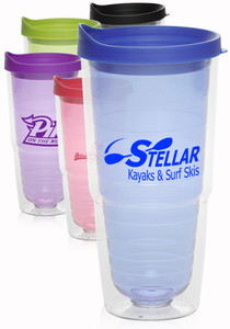 Photo of 24 Oz. Double Wall Orbit  Acrylic Tumblers