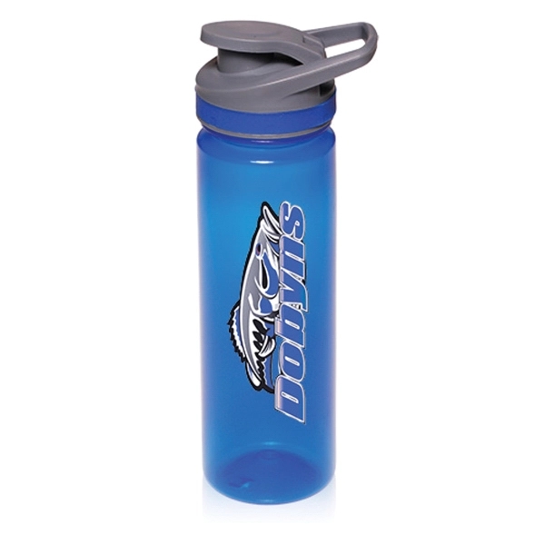 Blue color option for 22 Oz. Plastic Sports Water Bottles With Flip Lid