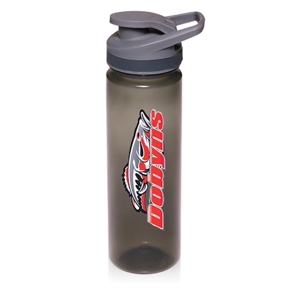 Charcoal color option for 22 Oz. Plastic Sports Water Bottles With Flip Lid