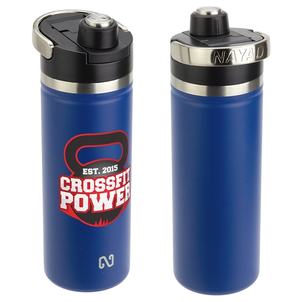 Dark Blue color option for Nayad™ Traveler 18 Oz Stainless Double Wall Bottle With Twist Top Spout