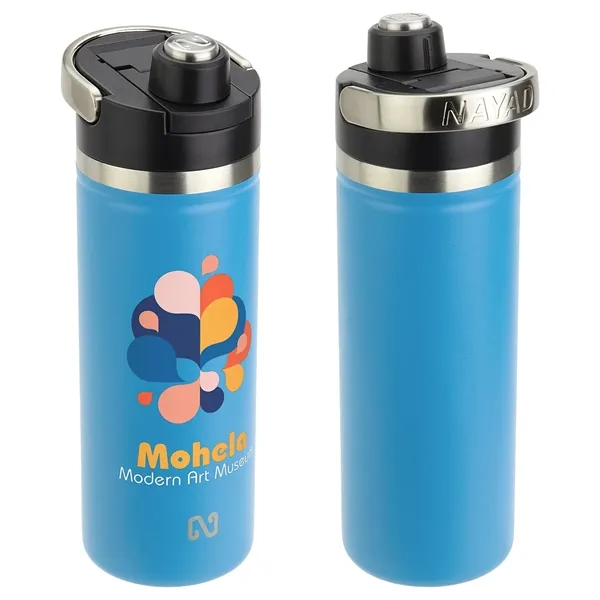 Medium Blue color option for Nayad™ Traveler 18 Oz Stainless Double Wall Bottle With Twist Top Spout
