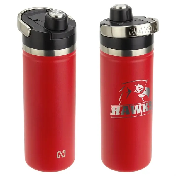 Medium Red color option for Nayad™ Traveler 18 Oz Stainless Double Wall Bottle With Twist Top Spout